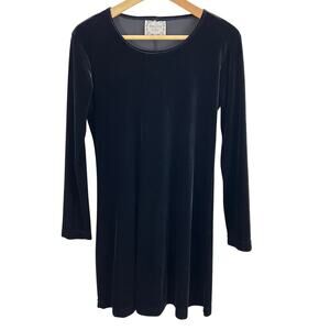 Dressing Clio Vintage Black Velvet Dress Whimsigoth Fairy Y2K Size SML